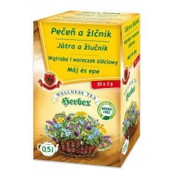 Herbex máj és epe tea 20x3g 60 g - bio és refomélelmiszer