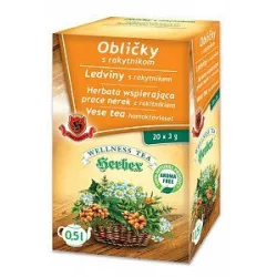 Herbex vese tea homoktövissel 20x3g 60 g - bio és refomélelmiszer