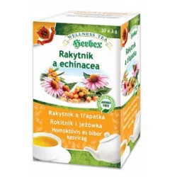 Herbex homoktövis és bíbor kasvirág tea 20x3g 60 g - bio és refomélelmiszer