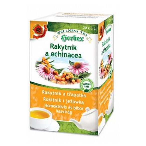 Herbex homoktövis és bíbor kasvirág tea 20x3g 60 g