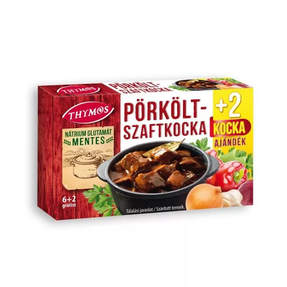 Thymos pörköltszaftkocka n.g.mentes 6+2 grátisz 80 g
