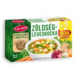 Thymos leveskocka zöldség n.g.mentes 6+2 grátisz 80 g - bio és refomélelmiszer