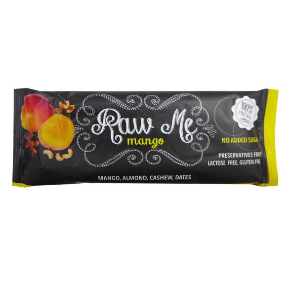 Raw Me nyers gyümölcsszelet mangós 45 g