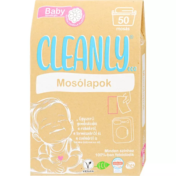 Cleanly eco mosólapok baby kamilla illattal 50 db