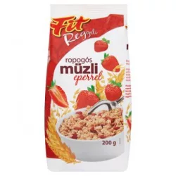 Fit reggeli ropogós müzli eper 200 g - bio és refomélelmiszer