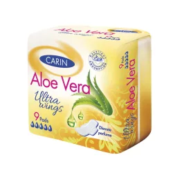   Carin ultra aloe vera ultravékony szárnyas intimbetét 9 db