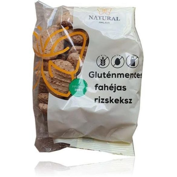 Gluténmentes natural rizskeksz fahéjas 150g