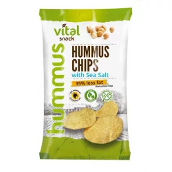 Gluténmentes vital humusz chip tengeri sóval 65g - bio és refomélelmiszer