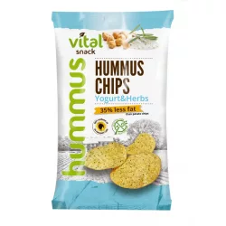 Gluténmentes vital humusz chip joghurtos zöldfűszeres ízesítéssel 65g - bio és refomélelmiszer