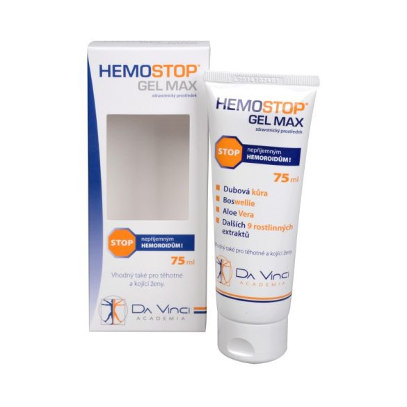 Hemostop gél max aranyérre 75 ml