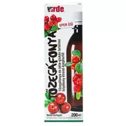 Virde tőzegáfonya folyékony étrend-kiegészítő 200ml - bio és vegán étrendkiegészítők
