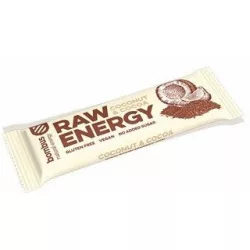 Gluténmentes bombus raw energy kókusz-kakaó szelet 50g - bio és refomélelmiszer