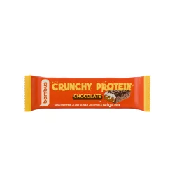   Gluténmentes bombus crunchy proteinszelet tejcsokoládéval, édesítőszerrel 50g