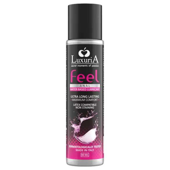 Luxuria feel anal - vízbázisú anál síkosító (60ml) - bio és natúr intim készítmények