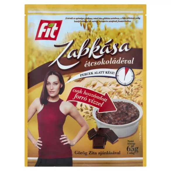 Fit reggeli zabkása étcsokoládé 65 g