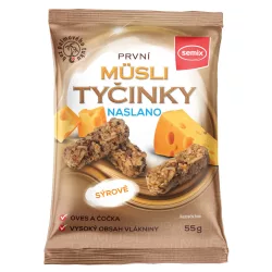 Semix gluténmentes müzlifalatok csíráztatott vörös lencsével sajtos 55 g - bio és refomélelmiszer