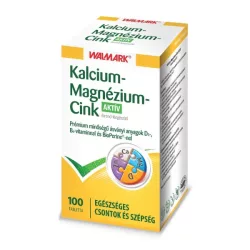 Walmark kalcium+magnézium+cink aktív 100 db - bio és vegán étrendkiegészítők