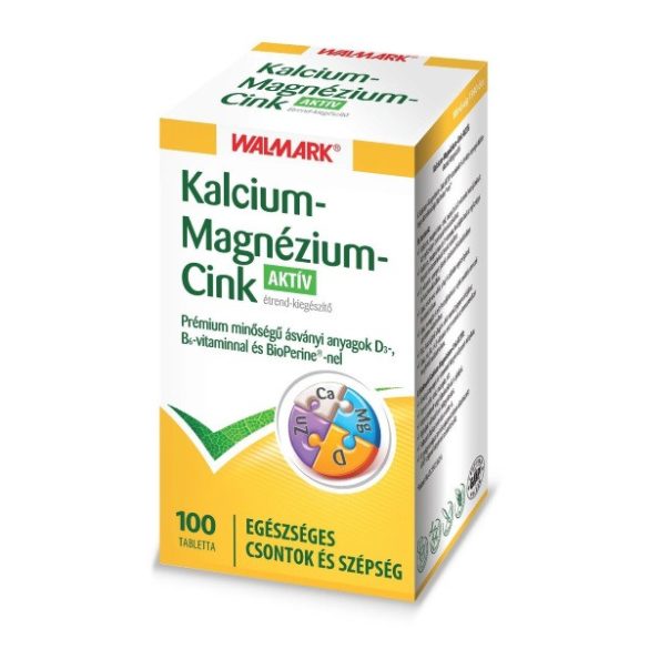 Walmark kalcium+magnézium+cink aktív 100 db