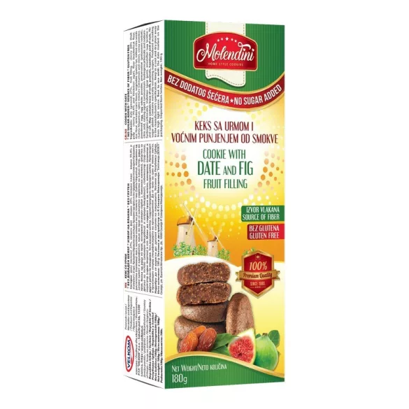 Molendini fügével töltött datolyával sütemény 180 g
