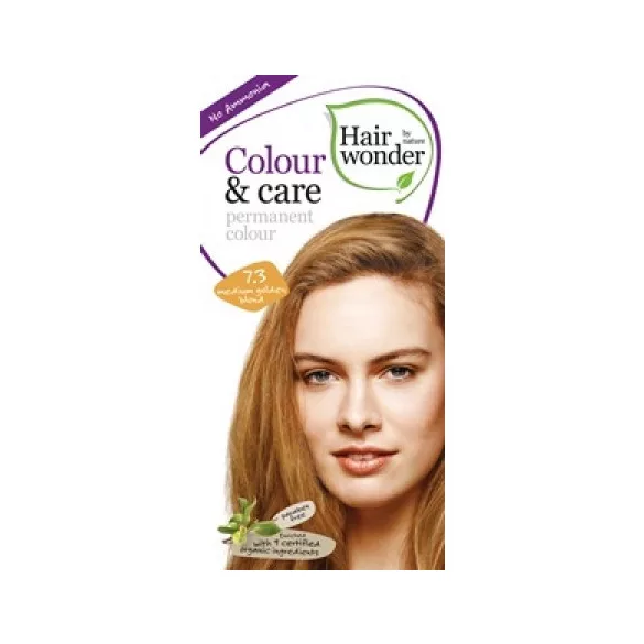 Hairwonder colour & care 7.3 aranyszőke - bio és natúr kozmetikumok