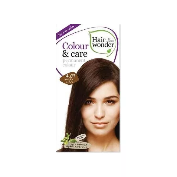 Hairwonder colour&care 4.03 mokka barna - bio és natúr kozmetikumok
