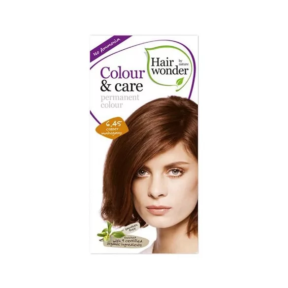 Hairwonder colour&care 6.45 rézmahagóni - bio és natúr kozmetikumok