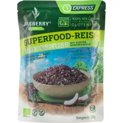   Jasberry bio jasberry express superfood rizs - kókusz 200 g új termék