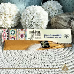   Green Tree füstölő pálcás native soul palo santo florida water 15 g