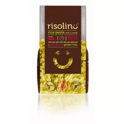 Gluténmentes risolino rizstészta fusilli 300g - bio és refomélelmiszer
