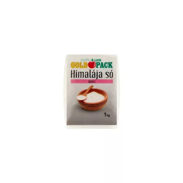 Gold Pack himalája só őrölt 1000 g - bio és refomélelmiszer