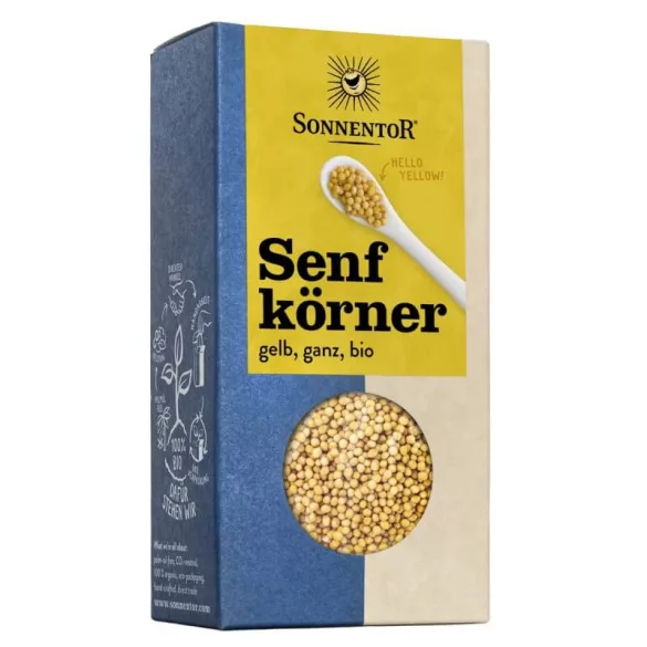 Sonnentor bio sárga mustármag egész 120g
