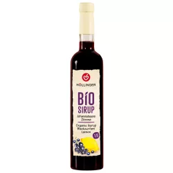 Höllinger bio feketeribizli- citromszörp 0,5l