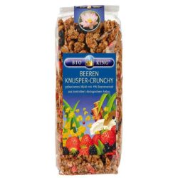 Bioking bio ropogós bogyós müzli 375g