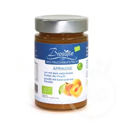 Biosüsse bio sárgabaracklekvár 220 g - bio és refomélelmiszer