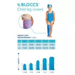 Bloccs (coolmax) hungary gipszvédő gyermek láb s