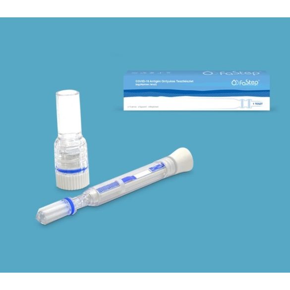 FaStep COVID-19 professzionális antigén egylépéses orrlyukas automata tollteszt - 1 db tesztkészlet (orrlyuk)